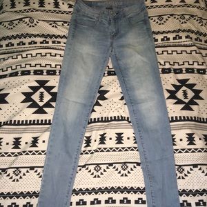 American Eagle Jeggings, light wash